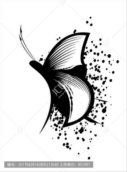 蝴蝶矢量插畫設(shè)計