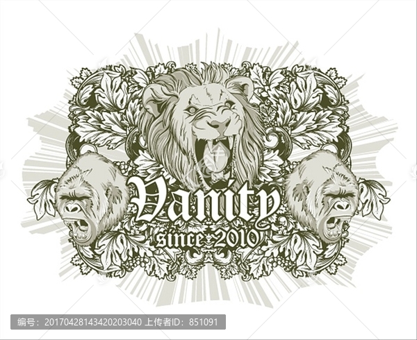 獅子矢量圖插畫