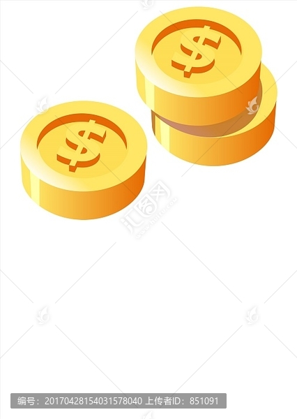 金幣矢量插畫