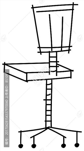 椅子矢量插畫