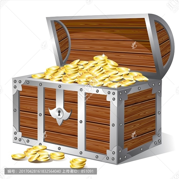 老木金銀寶箱