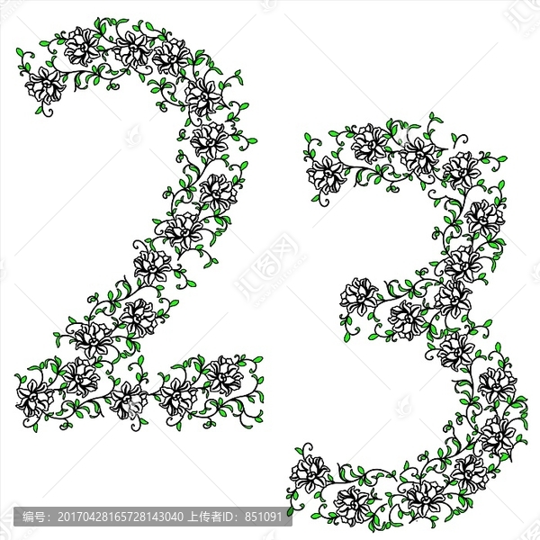 手繪數(shù)字設(shè)計(jì)圖