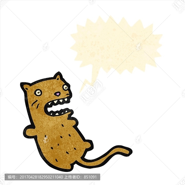 卡通貓矢量圖