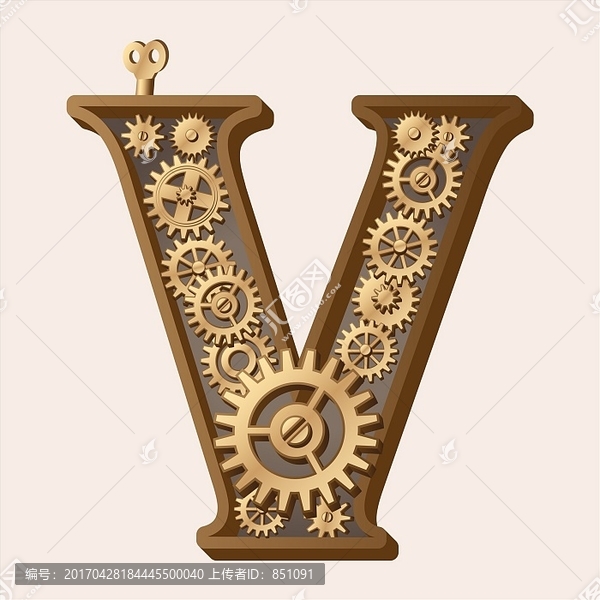 機(jī)械表字母設(shè)計圖