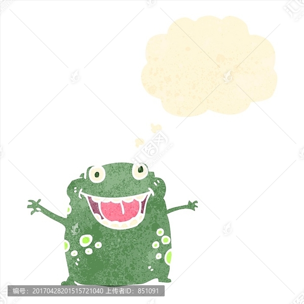 卡通青蛙插畫
