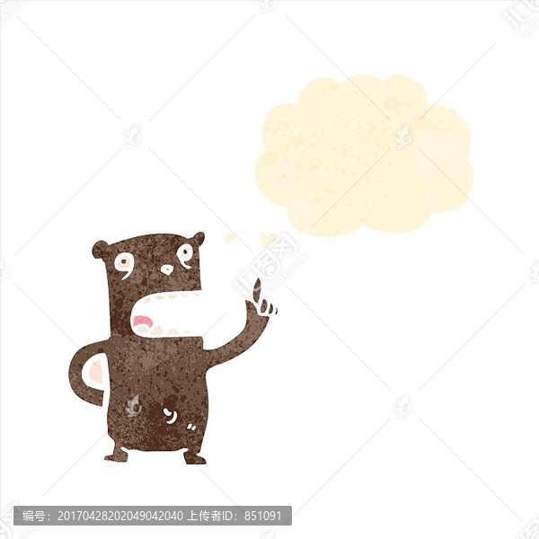 卡通熊插畫(huà)