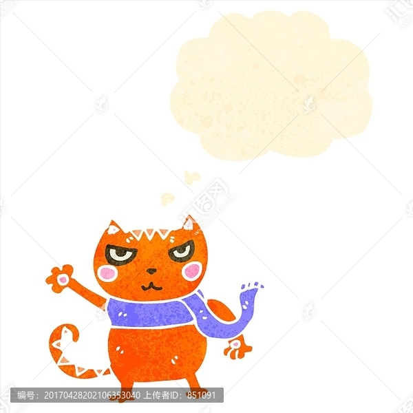 卡通貓咪插畫