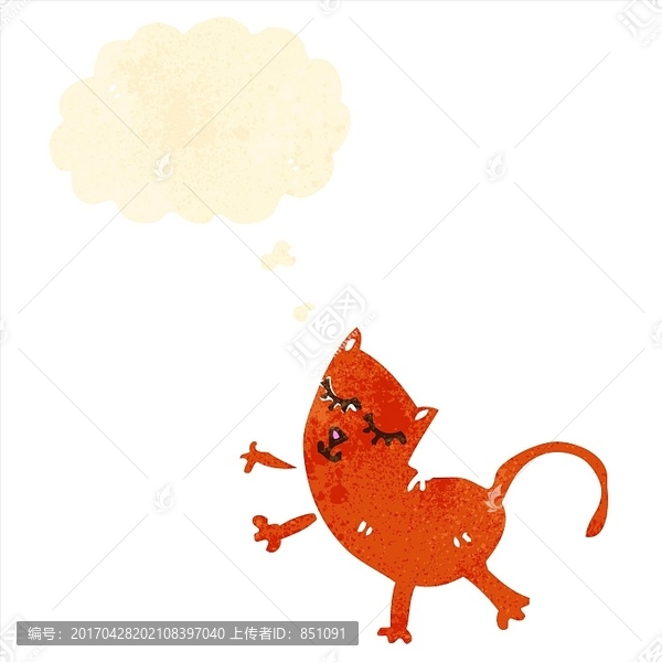 卡通貓咪插畫
