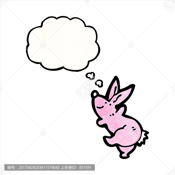 卡通兔子插畫(huà)