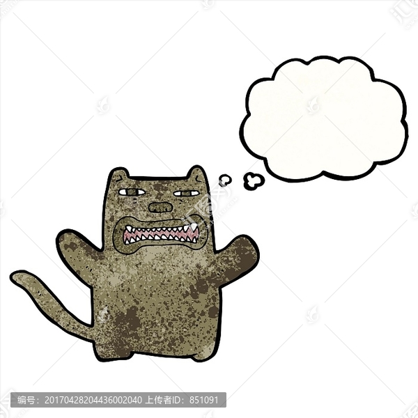 卡通狗狗插畫