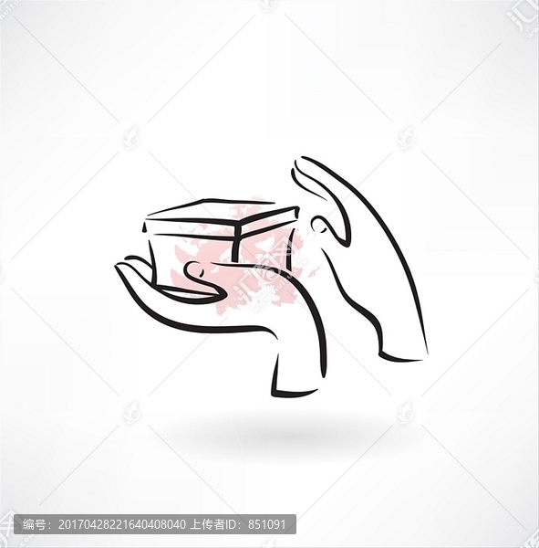 手上的禮品盒圖標(biāo)