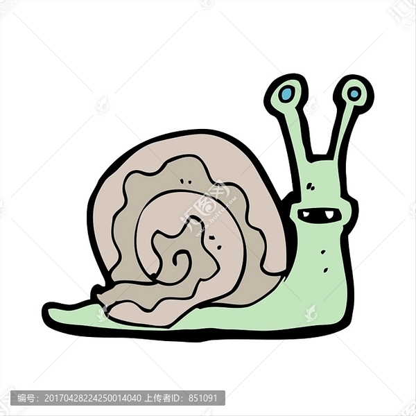 卡通蝸牛