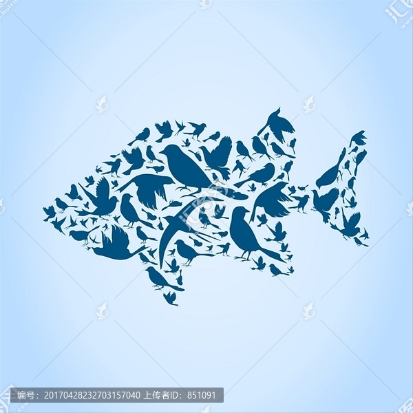 海洋魚(yú)矢量圖