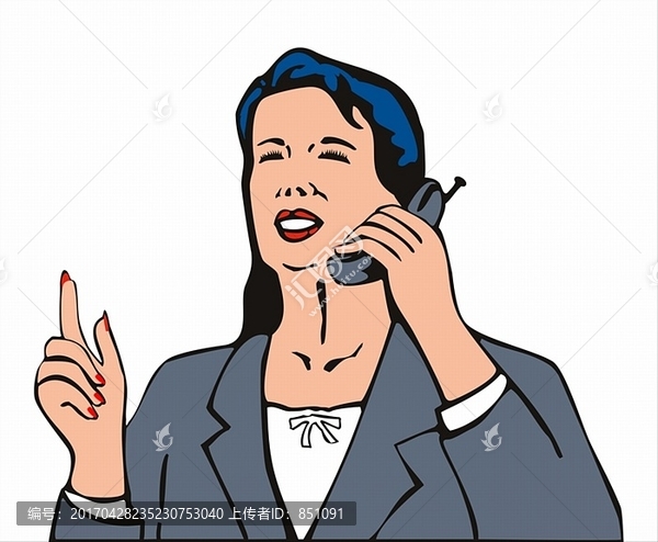 商業(yè)女性插畫