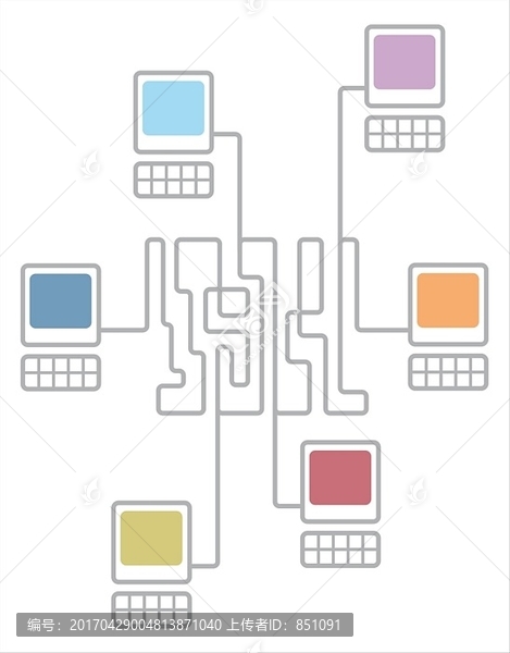 复杂计算机网络连接图