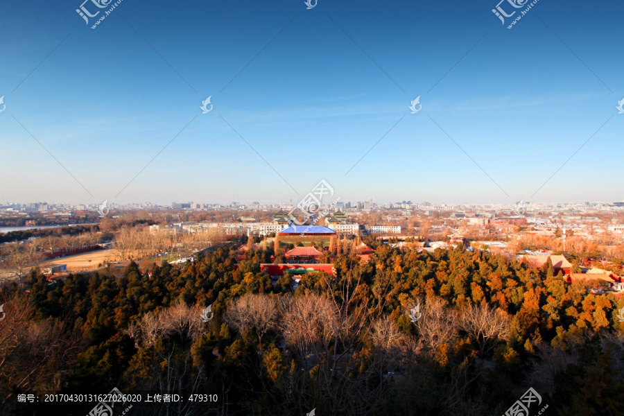 北京,俯视,北京旅游