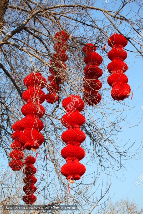 北京,地坛庙会,春节,红灯