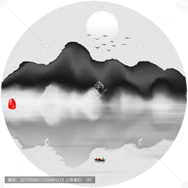 意境禪境水墨掛畫,水墨裝飾畫