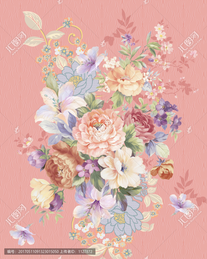 手繪花