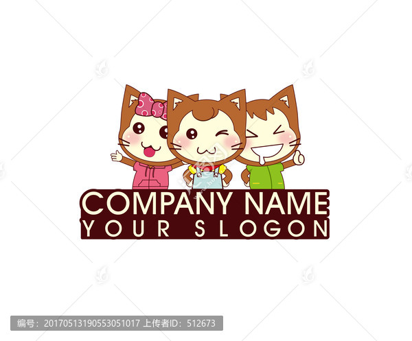 三只小貓LOGO