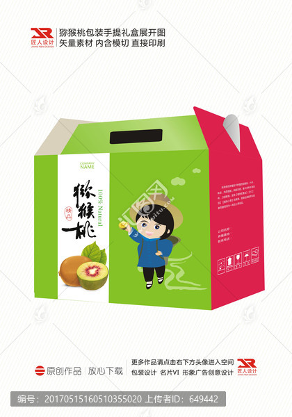 獼猴桃包裝,水果包裝,綠色包裝