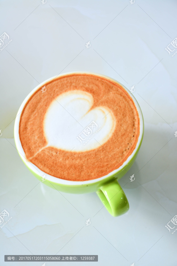 爱心咖啡拉花