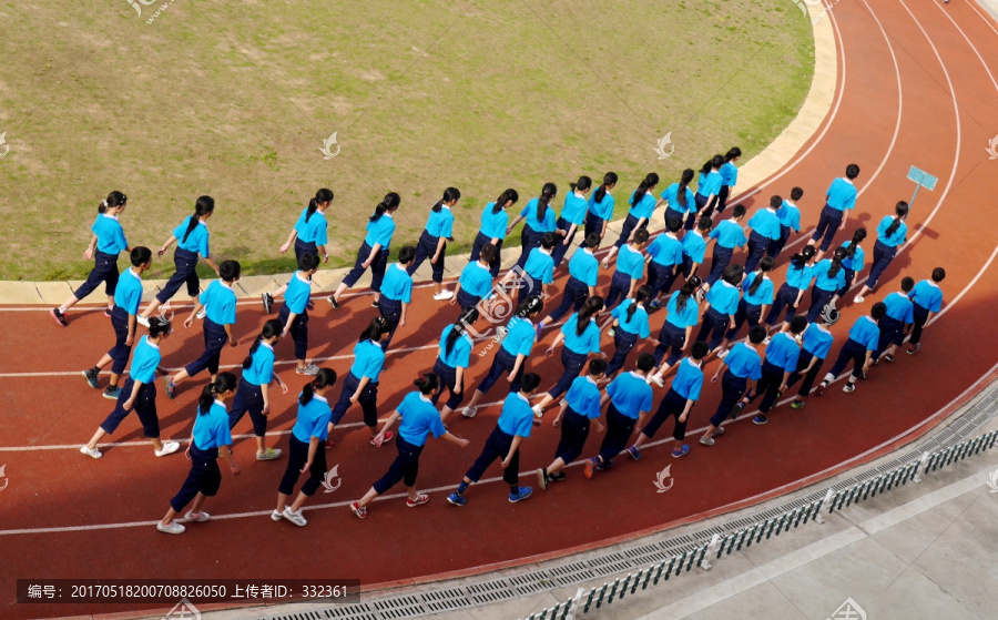 中学生运动会方阵