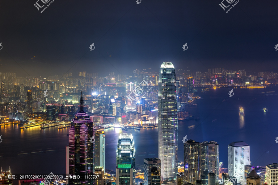 香港维港夜景