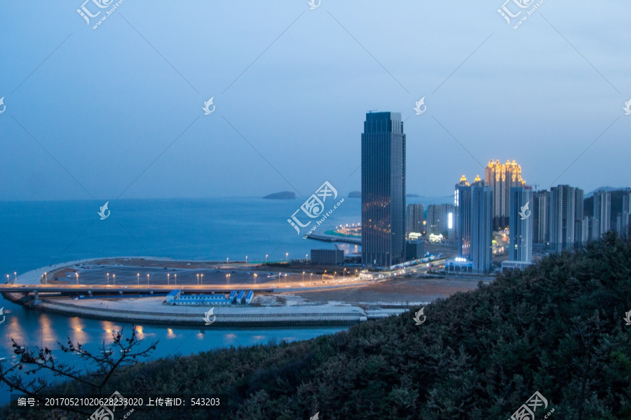 大连星海跨海大桥夜景