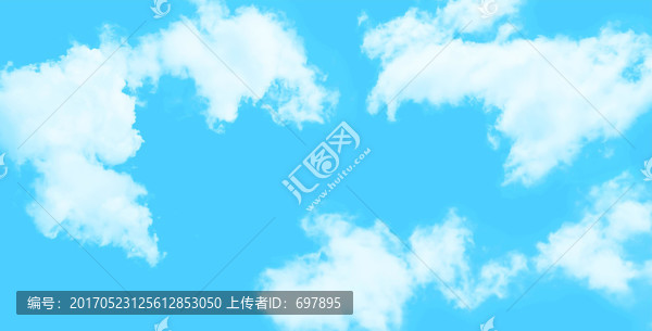 藍天白云