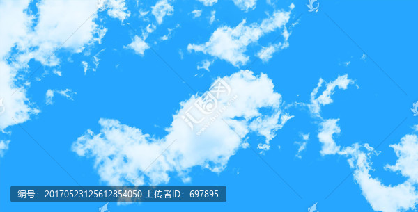 藍天白云