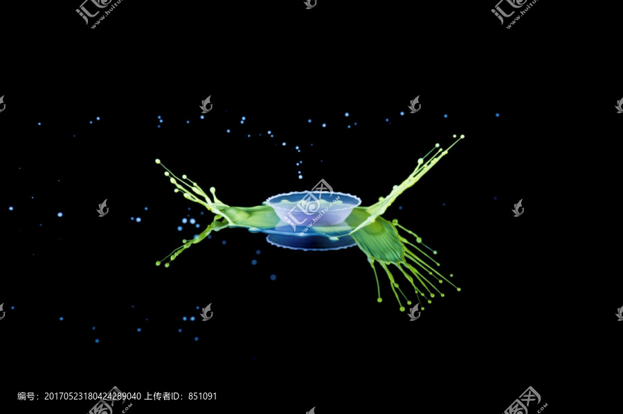 彩色的滴濺水液體設(shè)計(jì)