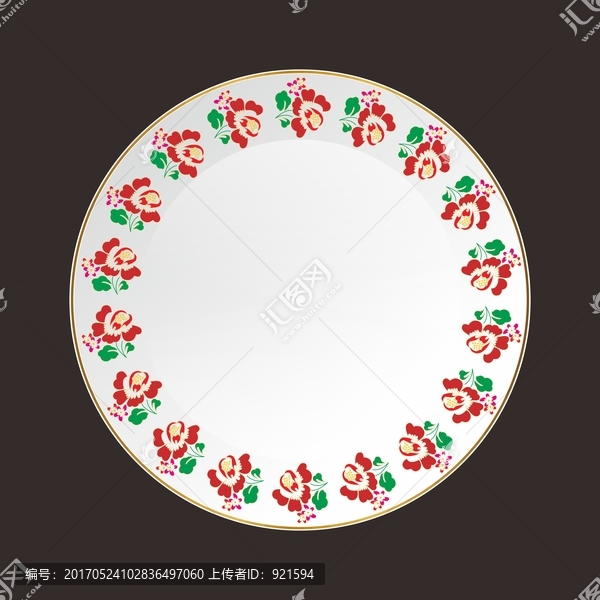 陶瓷花面