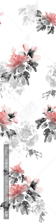 中國(guó)風(fēng)牡丹花