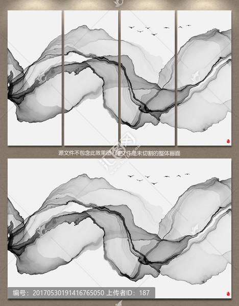 水墨畫,新中式水墨裝飾畫
