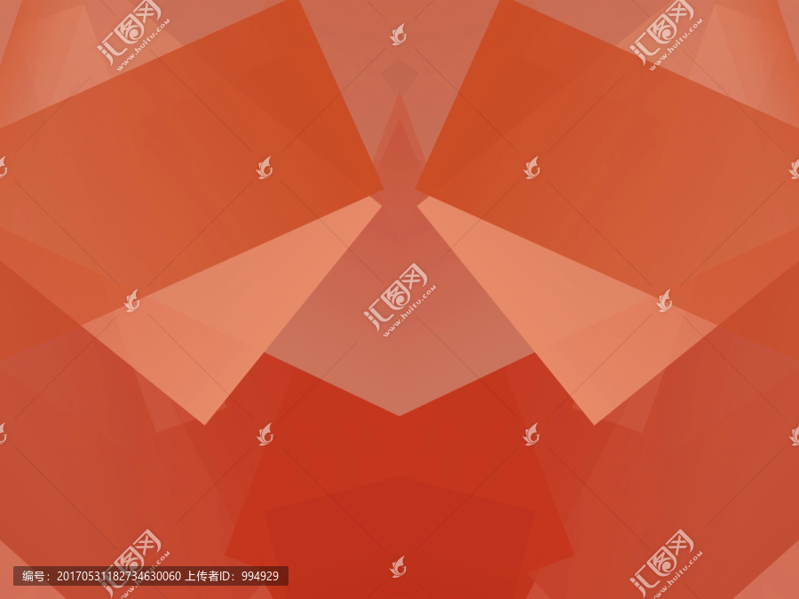 紅色幾何抽象拼接面高清矢量背景