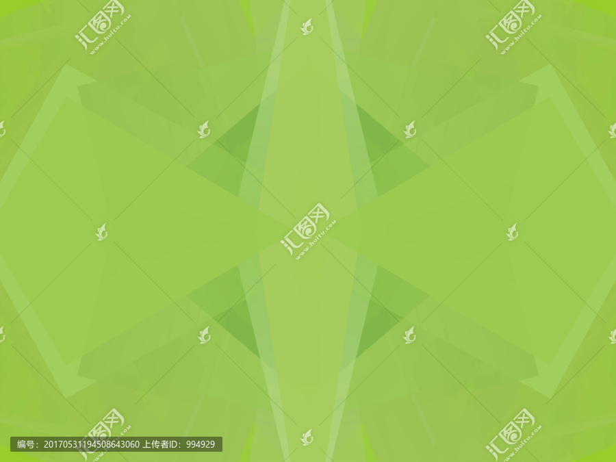 綠色幾何抽象拼接面高清矢量背景