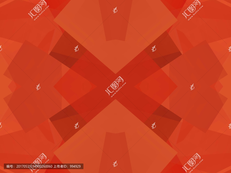 紅色幾何抽象拼接面高清矢量背景