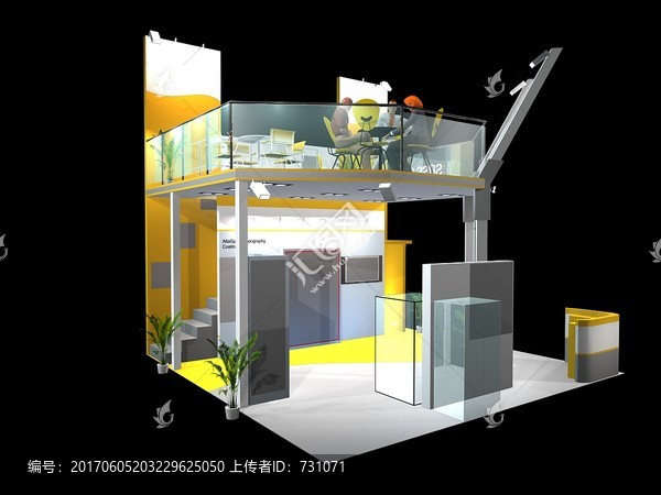 展覽展示模型下載