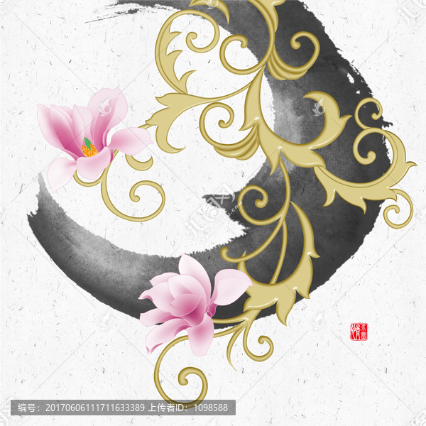 水墨玉蘭