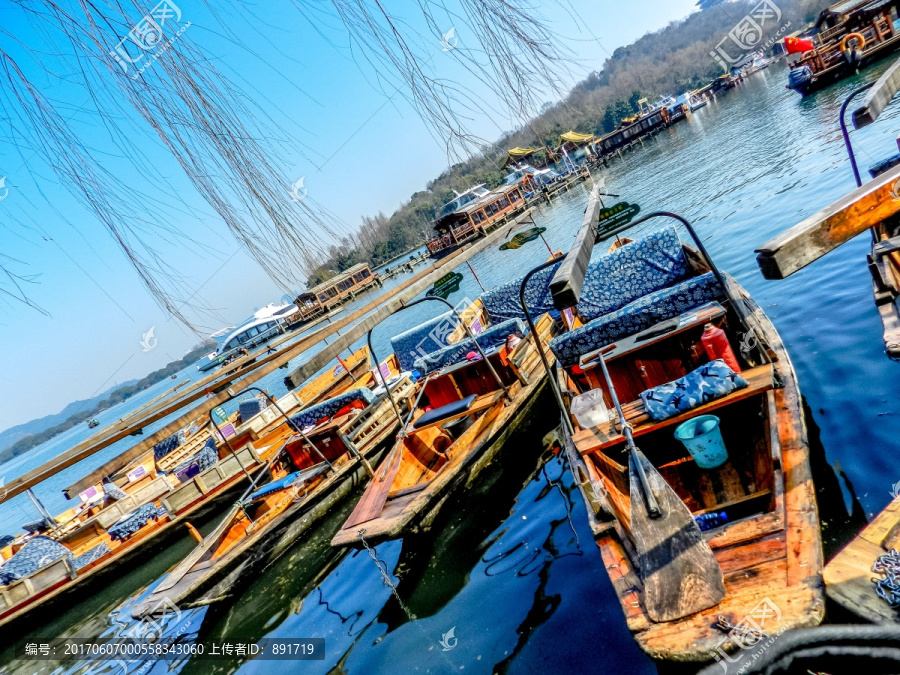 西湖风光,杭州西湖全景,西湖