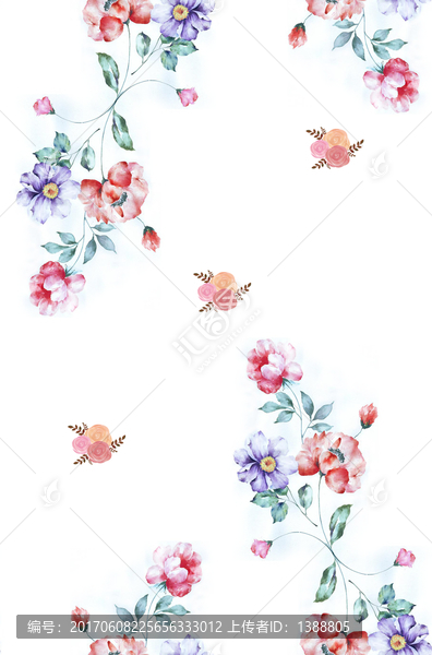 水彩花（分層）