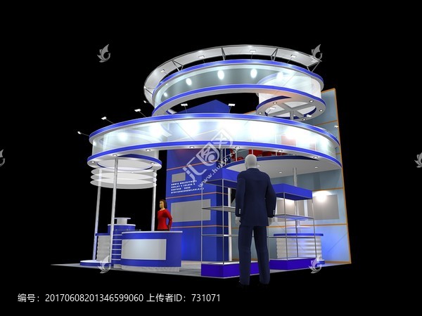 展覽展示模型下載