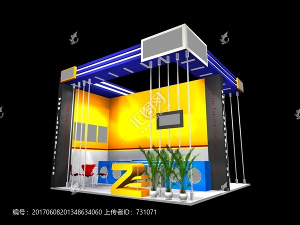 展覽展示模型下載