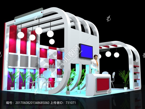 展覽展示模型下載