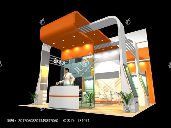 展覽展示模型下載