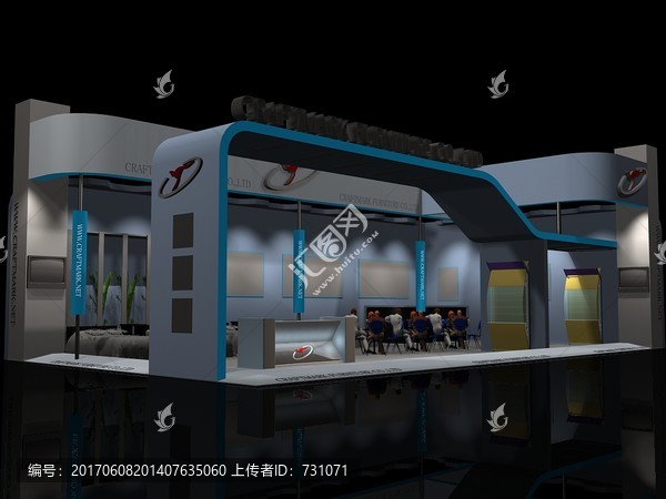 展覽展示模型下載