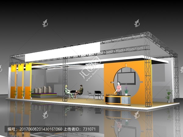 展覽展示模型下載