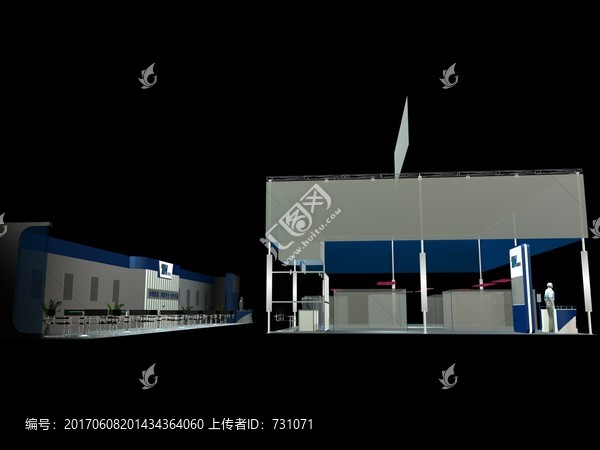 展覽展示模型下載