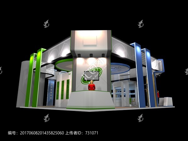 展覽展示模型下載